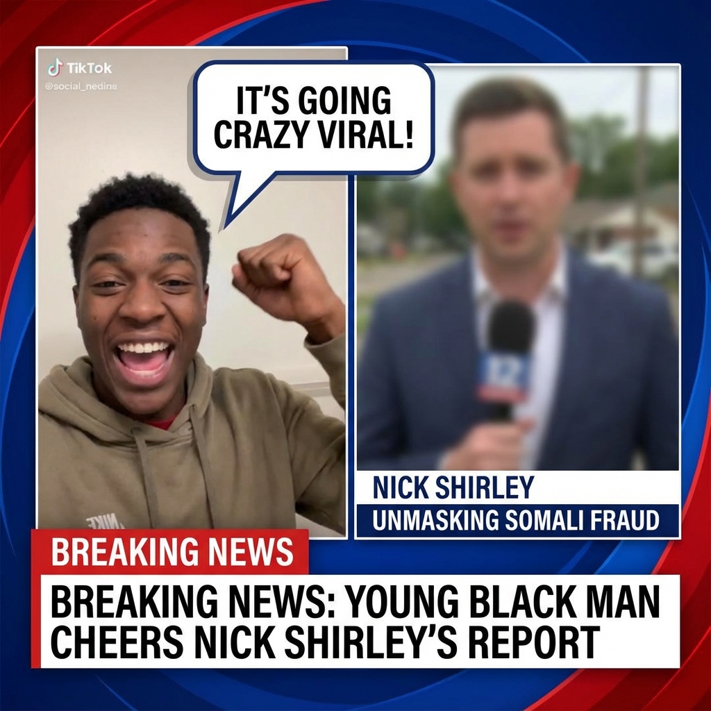 Young Black Man Cheers Nick Shirley for Unmasking Somali Fraud: “It’s Going Crazy Viral!”