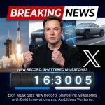 Elon Musk Sets New Record, Shattering Milestones with Bold Innovations and Ambitious Ventures
