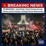 🚨 BREAKING: “Javid Shah” Chant Echoes Across Tehran Amid Protests, Uniting Voices Nationwide