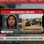 Anthony Joshua Escapes Fatal Car Crash in Nigeria, Two Lives Tragically Lost, Photos Emerge