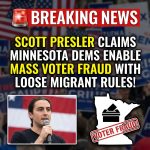 🚨 BREAKING: Scott Presler Claims Minnesota Democrats Enable MASS VOTER FRAUD with Loose Migrant Rules!