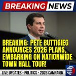 BREAKING: Pete Buttigieg Announces 2026 Plans, Embarking on Nationwide Town Hall Tour!
