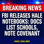 <p>FBI releases Hale notebooks; docs list schools, call Covenant predominantly white per note</p>
<p>Sources: WSMV report on FBI release; MNPD case summary coverage. (<a href="https://www.wsmv.com/2025/05/29/fbi-releases-112-pages-connected-covenant-school-shooting/">wsmv.com</a>)</p>