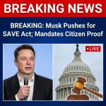 <p>🚨 Musk urges Senate to pass SAVE Act — mandates proof of citizenship; House passed mos ago. (<a href="https://www.deseret.com/utah/2025/04/17/gov-cox-save-act-comments/?utm_source=openai">deseret.com</a>)</p>