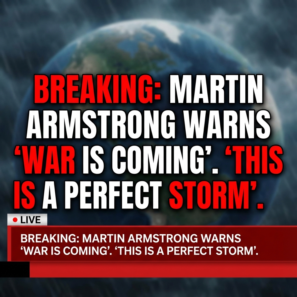 Breaking: ‘This Is a Perfect Storm’ — Martin Armstrong Warns ‘War Is Coming’