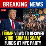 Trump Alleges $18B Somali Scam, Vows to Recover Funds at New Year’s Eve Party
