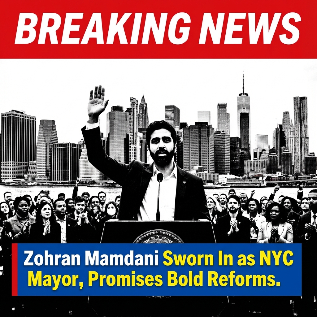 Breaking: Zohran Mamdani Sworn In as New York City Mayor, Promises Bold Reforms
