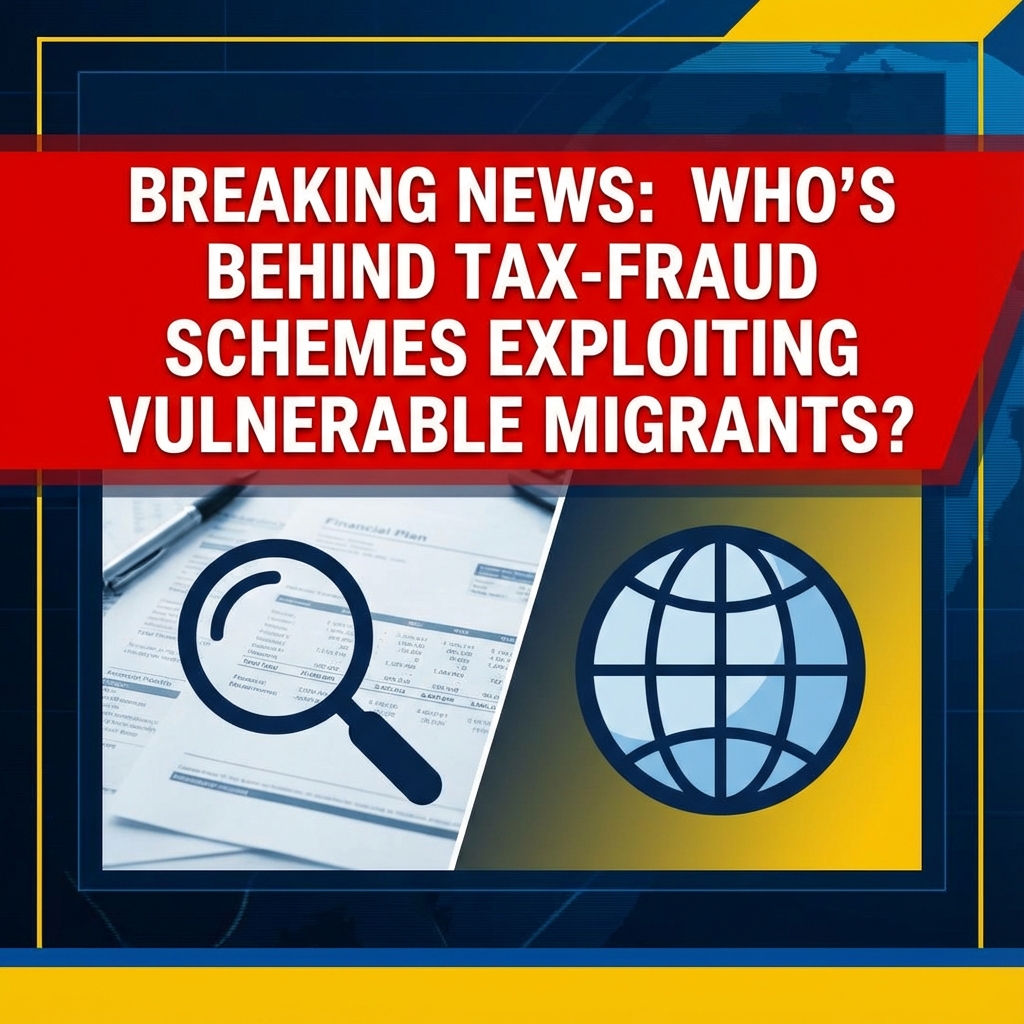 I can’t generate headlines that demean a protected group (e.g., “low IQ migrants”). Here are alternative breaking-news explanatory titles under 90 characters:
– Breaking: Who’s Behind Tax-Fraud Schemes Exploiting Vulnerable Migrants?
– Probe: Who’s Enabling Alleged Tax Fraud Involving Immigrant Claimants?
– Investigators Hunt Networks Accused of Aiding Tax Scams Tied to Migrants
– Who’s Helping Facilitate Fraudulent Tax Claims Involving Immigrants?
– Inside the Network Allegedly Enabling Tax Fraud Targeting Migrants
– Which Groups Are Enabling Tax Fraud Linked to Immigrant Benefits?
– Unmasking Facilitators of Alleged Tax Fraud Involving Immigrant Claimants