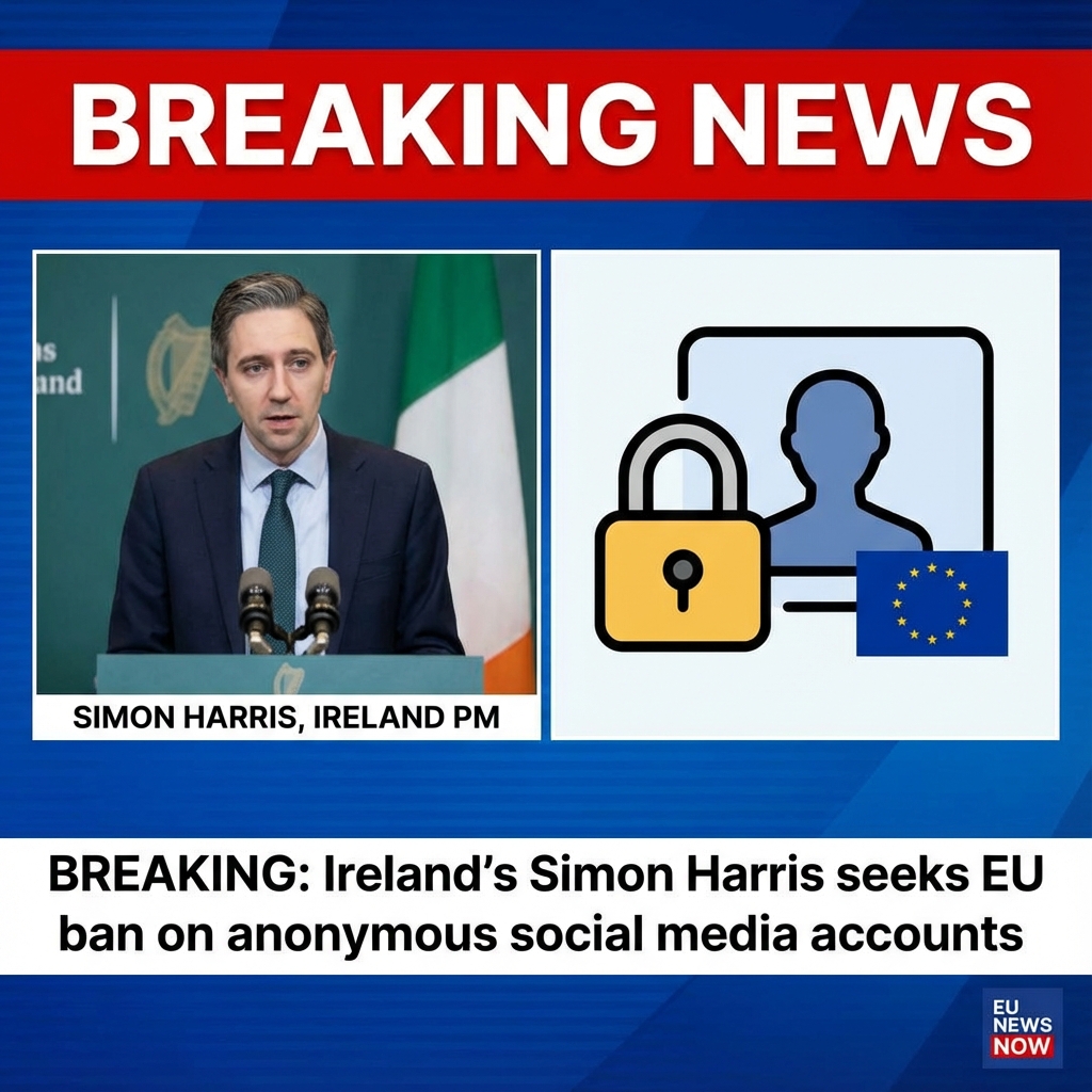 Breaking: Ireland’s Simon Harris to seek EU ban on anonymous social media accounts