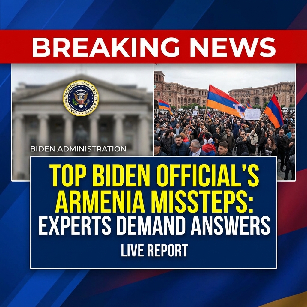 Breaking: Top Biden Official’s Missteps Deepen Armenia Crisis, Experts Demand Answers