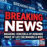 JUST IN: 🇻🇪 Venezuelan VP demands proof President Nicolás Maduro and wife are alive