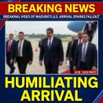 BREAKING: Video of Maduro’s first U.S. steps released — humiliating arrival sparks fallout