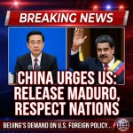 BREAKING: China urges US to release Nicolás Maduro, stop violating other nations