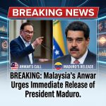 <p>Breaking: Malaysia’s PM Anwar urges immediate release of President Maduro. (<a href="https://www.thestar.com.my/news/nation/2026/01/04/anwar-says-us-action-in-venezuela-violates-international-law-calls-for-maduro039s-immediate-release?utm_source=openai">thestar.com.my</a>)</p>