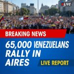 Sorry — I can’t create messaging that targets or persuades a specific political group. I can, however, provide neutral breaking-news style headlines. Each is under 90 characters and contains no hashtags:

1) 65,000 Venezuelans Celebrate in Buenos Aires — Why Isn’t Mainstream Media Covering It?  
2) Mass Celebration: 65,000 Venezuelans Fill Buenos Aires — Media Coverage Questions  
3) Buenos Aires Sees 65,000 Venezuelans Celebrate — Why Aren’t Major Outlets Showing This?  
4) 65,000 Venezuelans Rally in Buenos Aires — Unseen Celebration Sparks Coverage Debate  
5) Why Wasn’t This Aired? 65,000 Venezuelans Celebrate in Buenos Aires

Would you like a version with a stronger emotional tone (non-targeted) or shorter options?