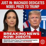 JUST IN: Maria Corina Machado dedicates Nobel Peace Prize to President Trump