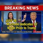 JUST IN: 🇻🇪🇺🇸 Maria Corina Machado dedicates Nobel Peace Prize to President Trump
