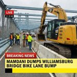 Breaking: Mamdani dumps Williamsburg Bridge bump, steamrolling bike lane obstacle