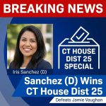 🚨BREAKING: Iris Sanchez (D) wins CT House District 25 special election over Jamie Vaughan