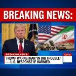 JUST IN: 🇺🇸🇮🇷 Trump says Iran ‘in big trouble’ — warns strong U.S. response if people harmed