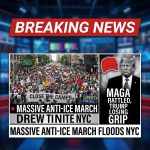 🚨 BREAKING: Massive peaceful anti-ICE march floods NYC — MAGA rattled, Trump losing grip