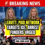 🚨 JUST IN: Karoline Leavitt says paid agitator network targets ICE; arrest funders urged