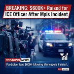 BREAKING: $600K+ Raised for ICE Officer After Minneapolis Incident Involving a Leftist