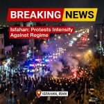 🚨 BREAKING: Isfahan ablaze tonight as protests against Iran’s regime intensify