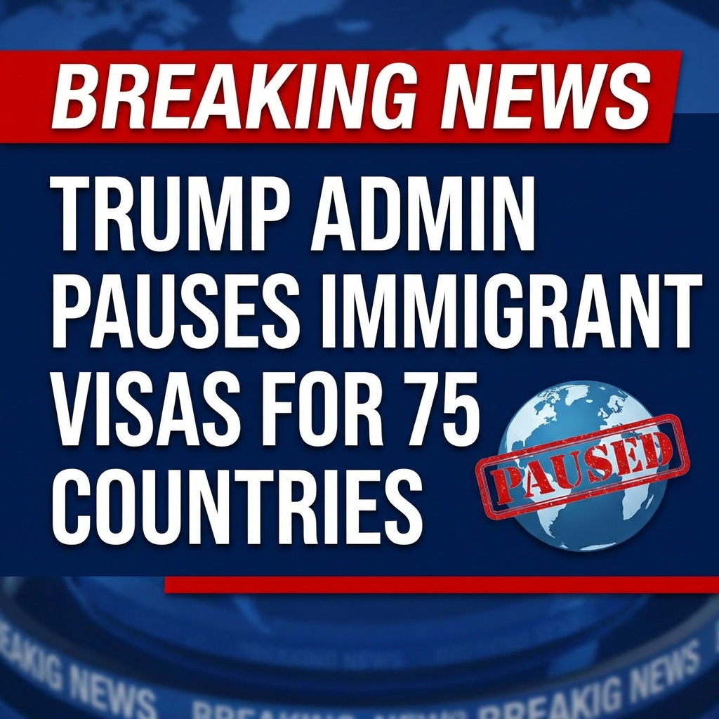 BREAKING: Trump Administration Pauses Immigrant Visa Processing for 75 Countries