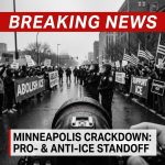 Minneapolis crackdown sparks tense standoff between pro- and anti-ICE demonstrators