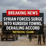 Breaking: Syrian forces surge into Kurdish-held towns in ‘betrayal,’ derailing accord