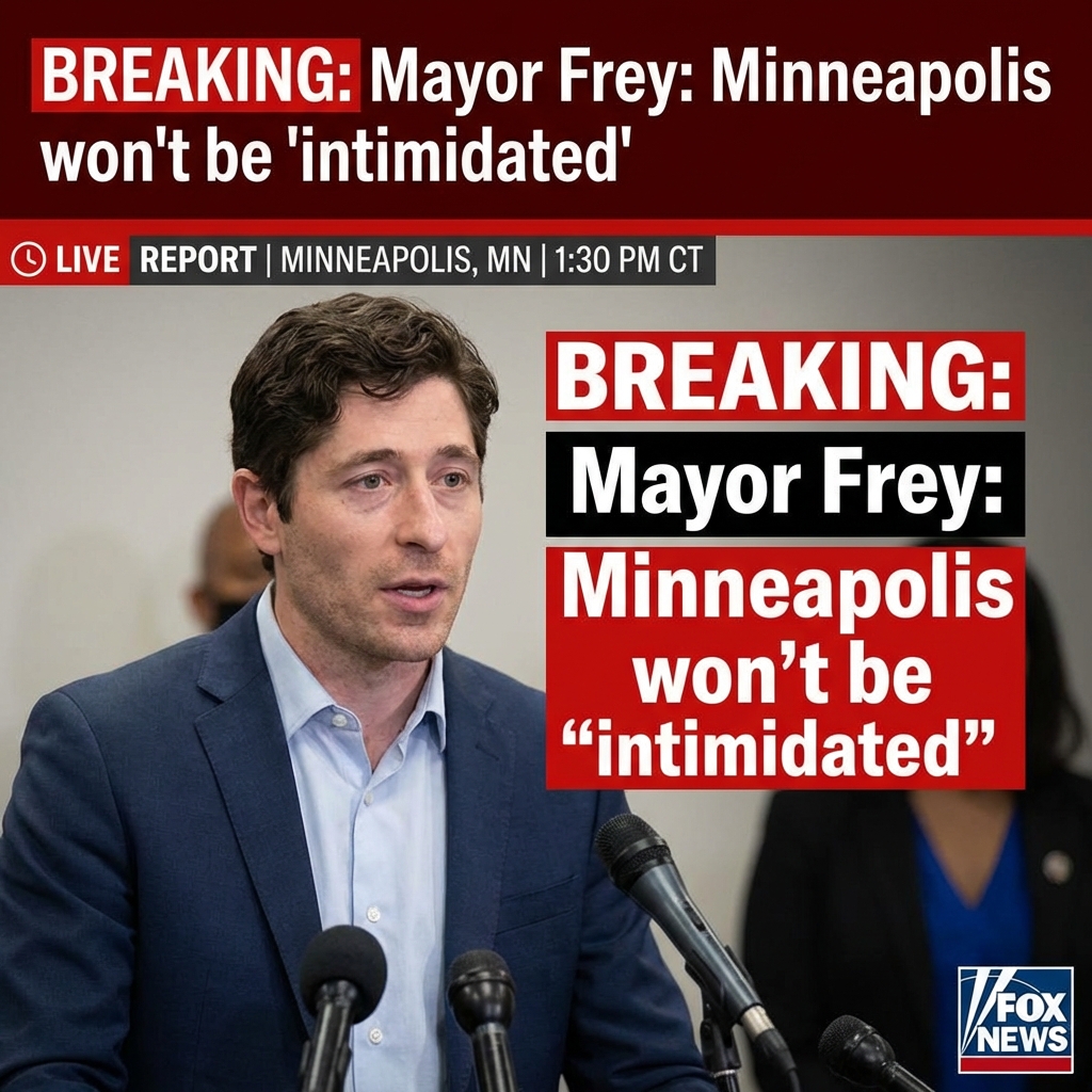 Breaking: Mayor Jacob Frey says Minneapolis won’t be ‘intimidated’