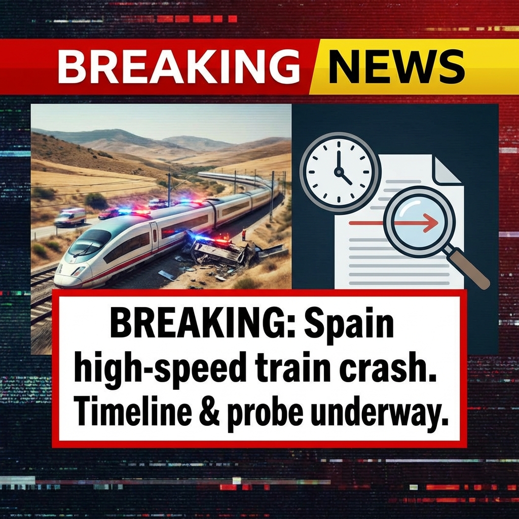 Breaking: What we know so far about Spain high-speed train crash — timeline & probe
