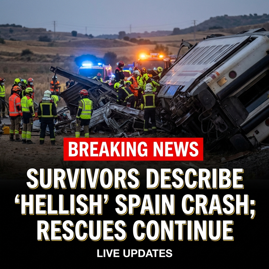 Breaking: Survivors of Deadly Spain Train Crash Describe Hellish Scenes; Rescues Continue