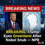 Breaking: Trump Says He’s Pursuing Greenland After Perceived Nobel Snub — NPR
