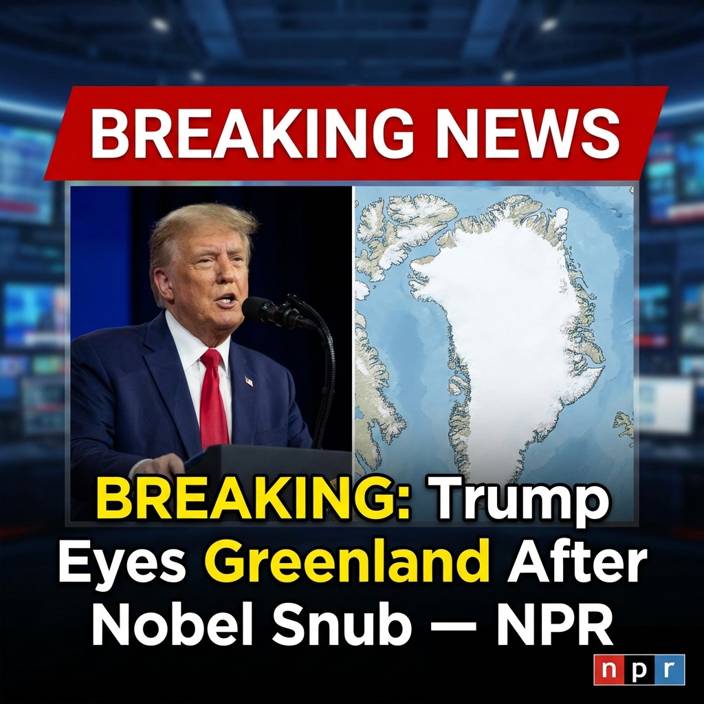 Breaking: Trump Says He’s Pursuing Greenland After Perceived Nobel Snub — NPR