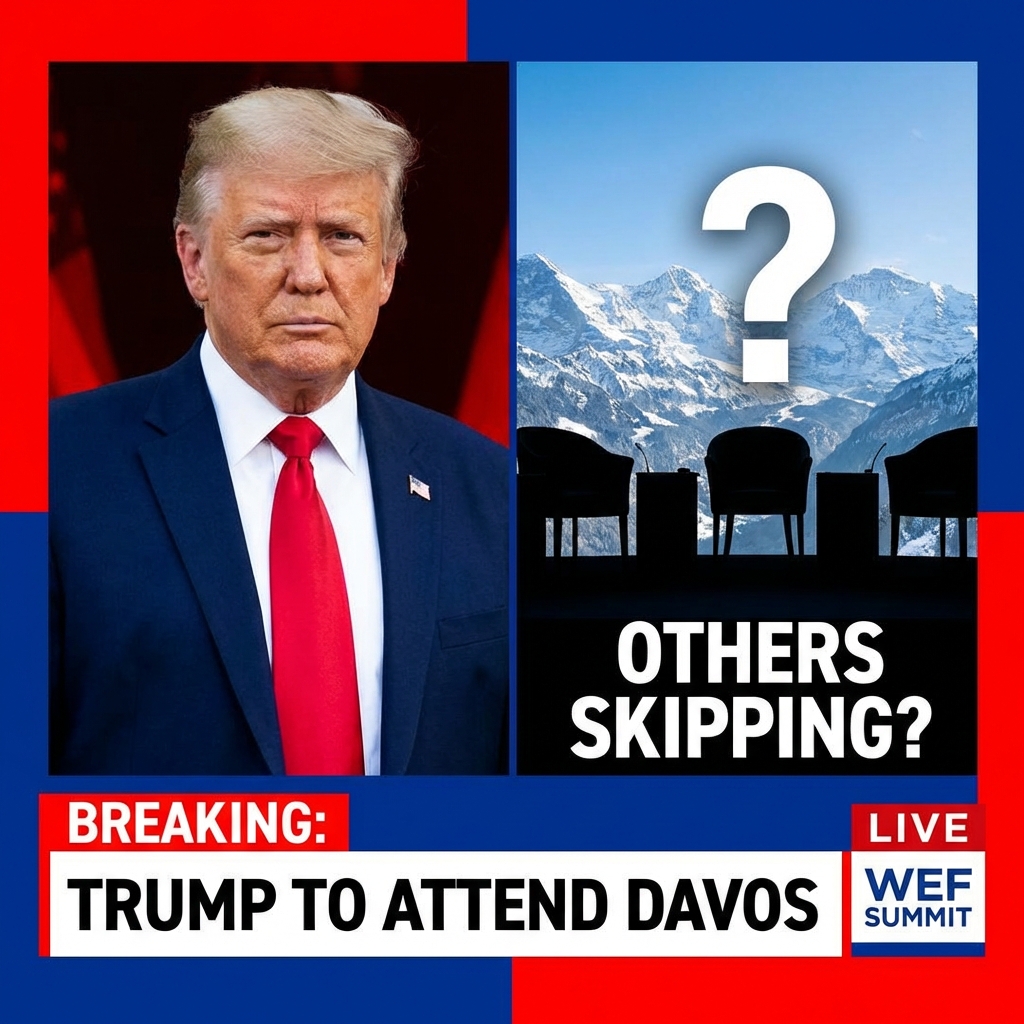 Breaking: Trump to Attend Davos WEF — Who’s Skipping the Summit