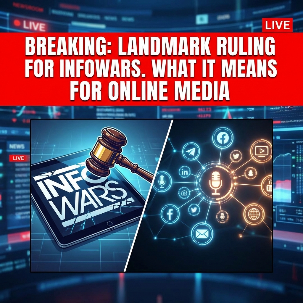 Breaking: Infowars Faces Landmark Ruling, What It Means for Online Media