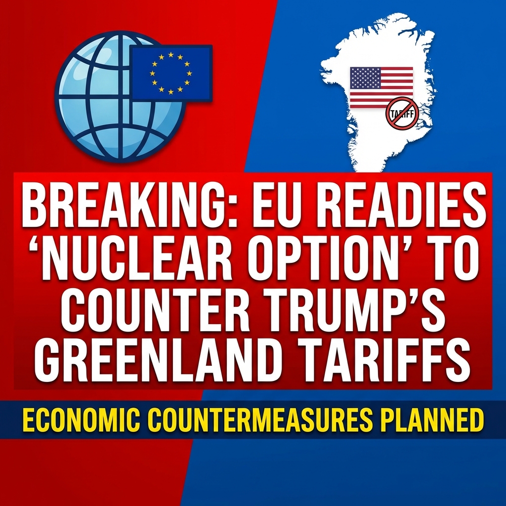 Breaking: EU readies ‘nuclear option’ to counter Trump’s Greenland tariffs