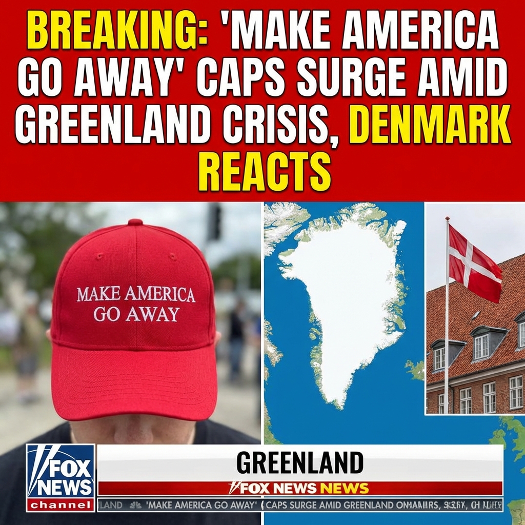 Breaking: ‘Make America Go Away’ caps surge amid Greenland crisis, Denmark reacts
