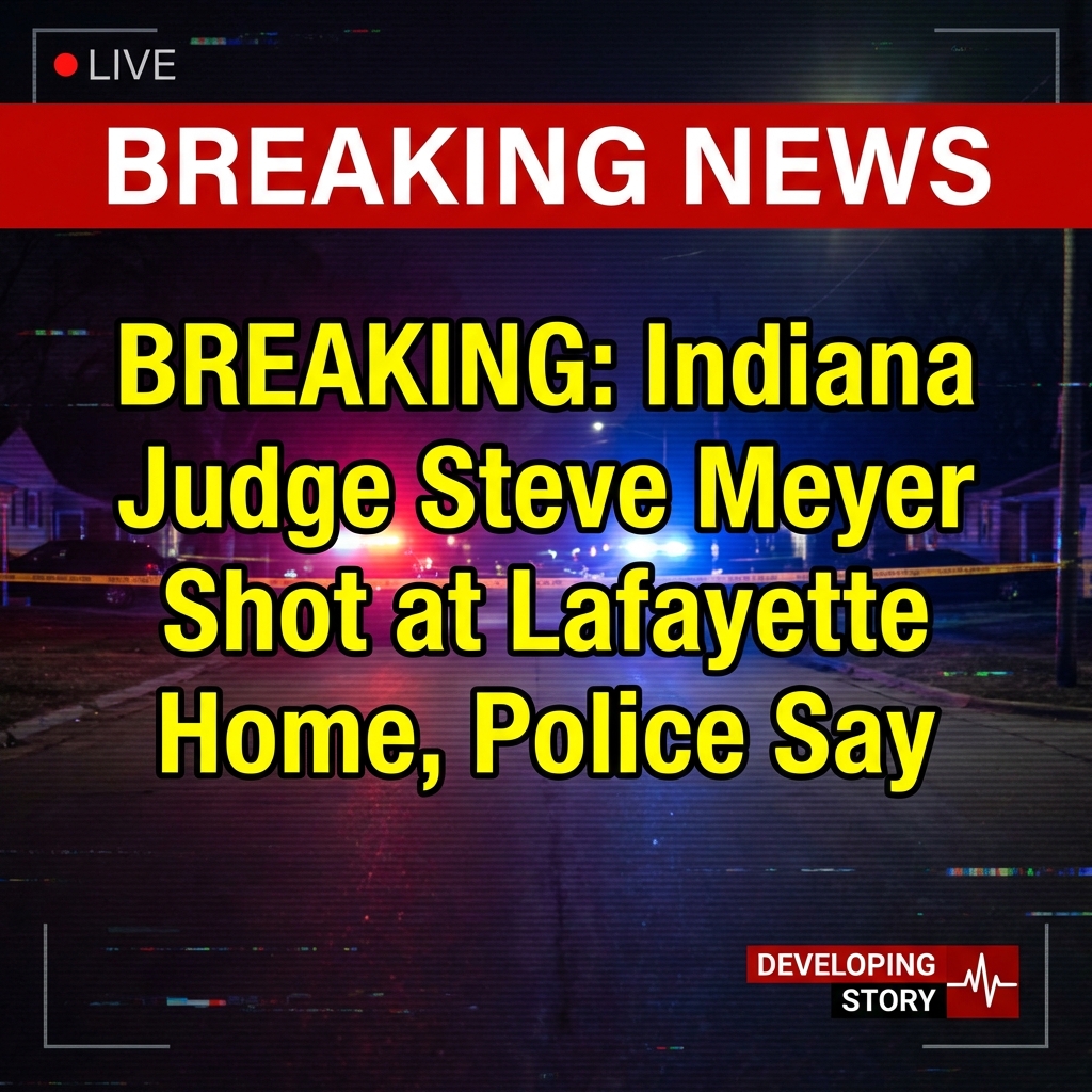 Breaking: Indiana Judge Steve Meyer Shot at Lafayette Home, Police Say