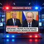 Breaking: Trump Says Putin Invited to US-Led Gaza ‘Board of Peace’ — What It Means