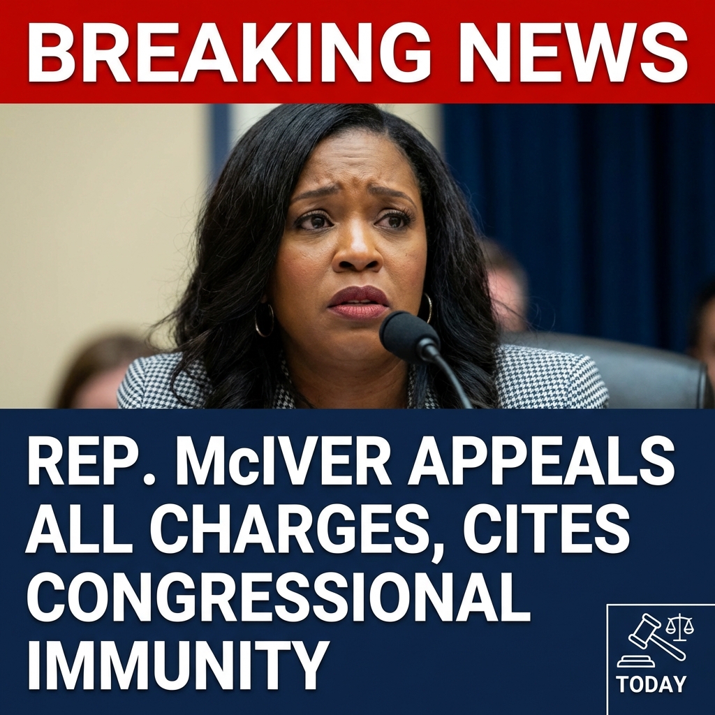 Rep. LaMonica McIver to appeal all charges, citing congressional immunity clause