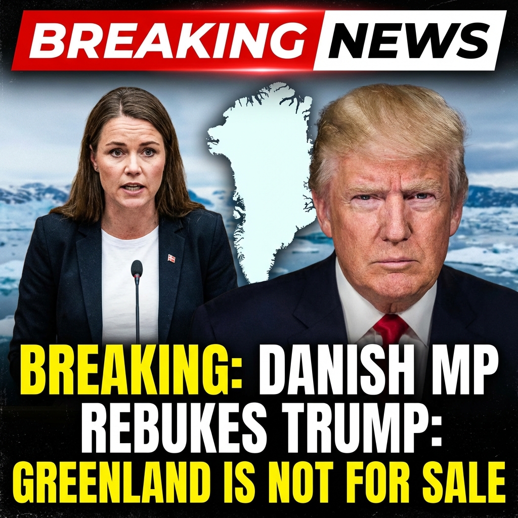 BREAKING: Danish MP Tells Trump Greenland Is Not for Sale During Debate