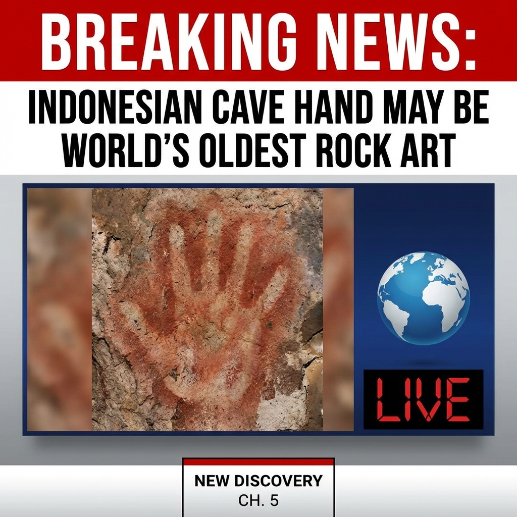 Breaking: Indonesian cave hand may be world’s oldest known rock art
