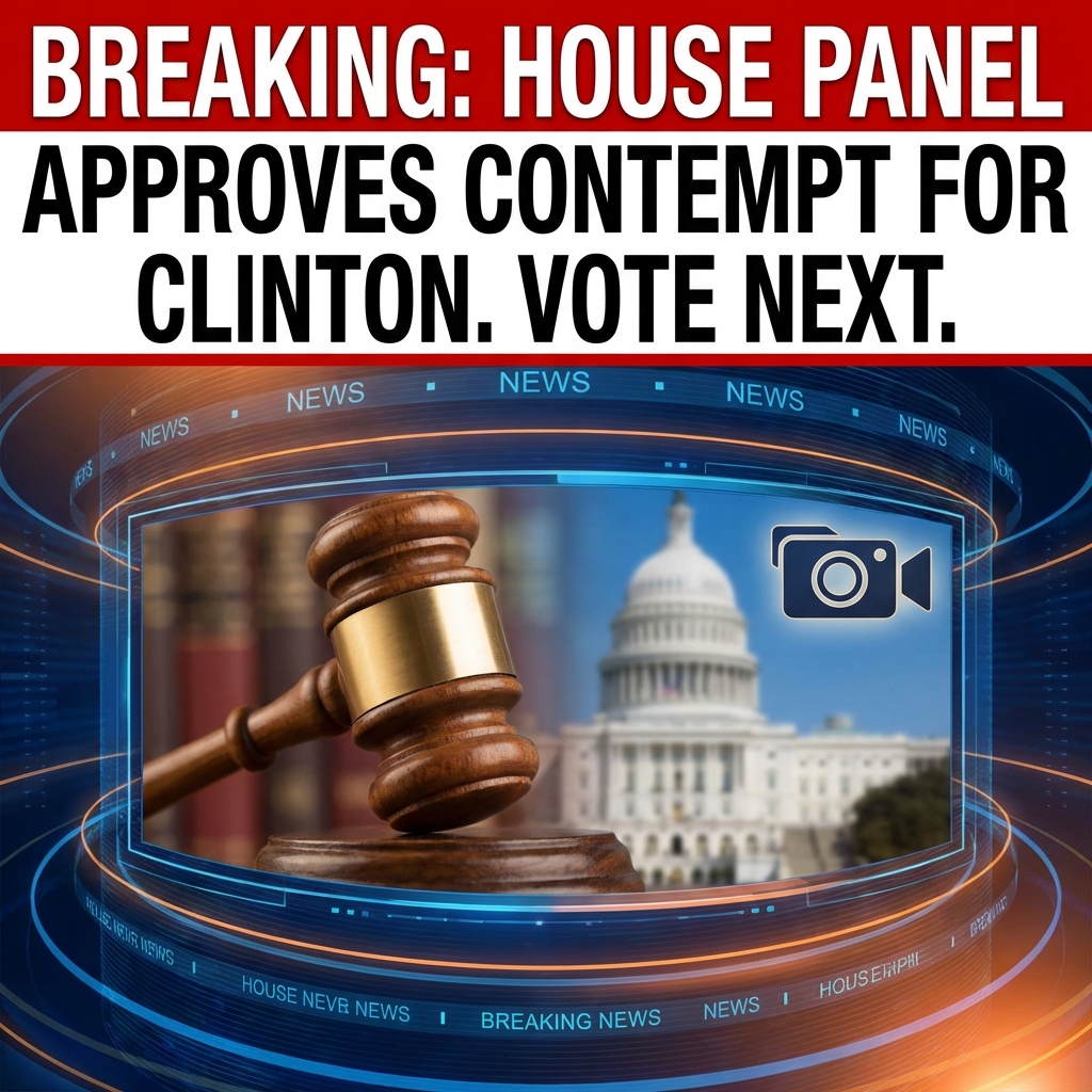 Breaking: House Panel Approves Contempt of Congress Resolutions for Clinton; Vote Next