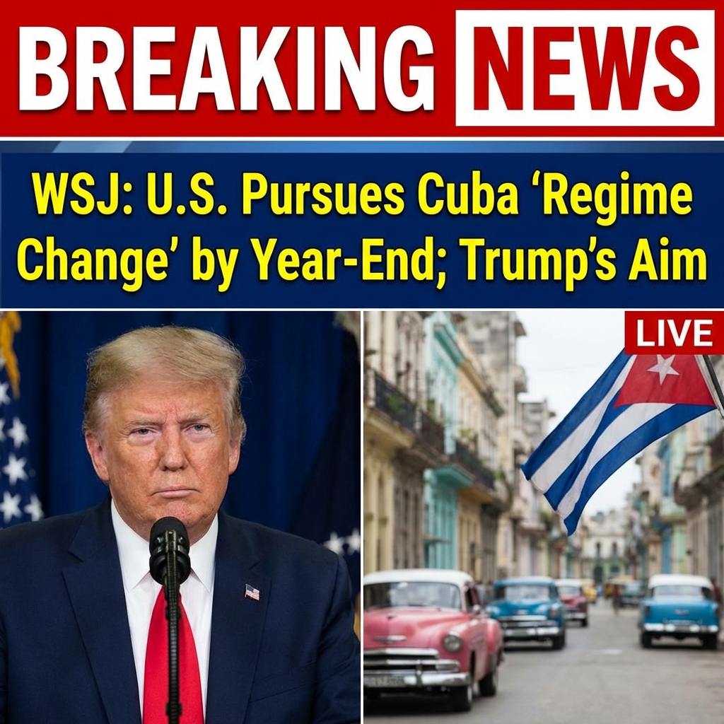 WSJ: U.S. Seeks Cuba ‘Regime Change’ by Year-End; Trump Calls Ending Castro Era His Legacy