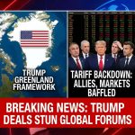 Trump’s Greenland deal framework and tariff backdown leave allies, markets baffled