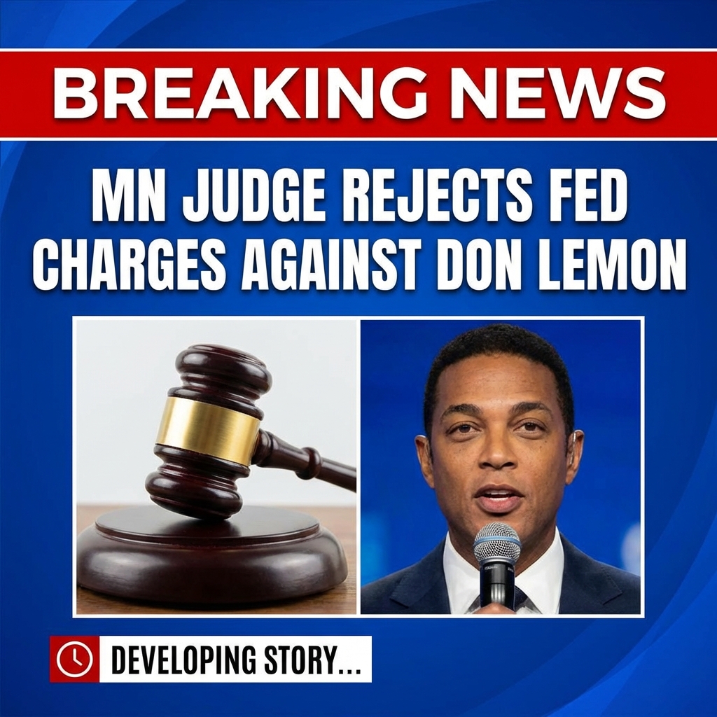 Breaking: Minnesota Judge Rejects Federal Attempt to Charge Journalist Don Lemon