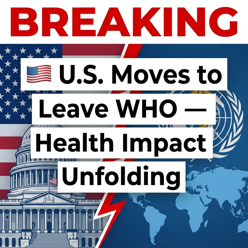 BREAKING: 🇺🇸 U.S. Exits WHO — What It Means for Global Health